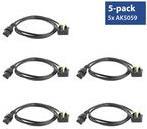 ACT Powercord UK male - C13 IEC Lock black 2 m, PC980, 5-Pack (AK5325)