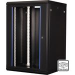 Wirewin 19\" Wandschrank, einteilig, Pro 3nd Generation, Flat-Pack, 600x600mm, schwarz Schränke (WCAB PS3 600X600X12U B FP)