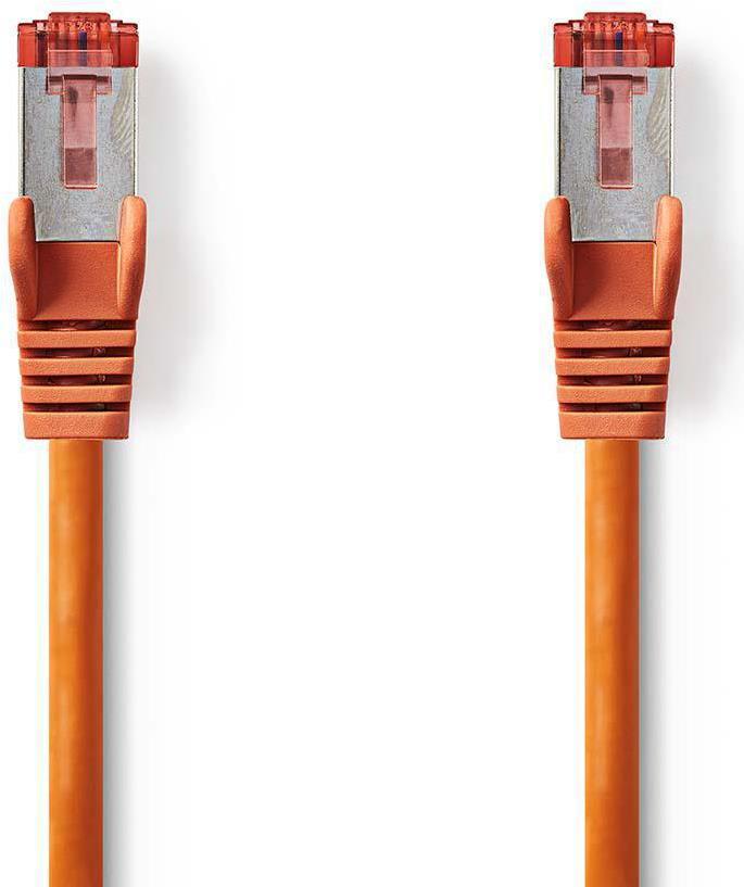 Nedis CCGP85221OG025 Netzwerkkabel Orange 0,25 m Cat6 S/FTP (S-STP) (CCGP85221OG025)