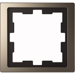 Merten MEG4010-6550. Produktfarbe: Schwarz, Metallisch, Material: Metall, Design: Schraubenlos (MEG4010-6550)