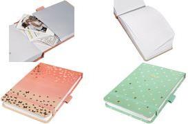 sigel Notizblock Jolie Beauty "Mint Love", DIN A6+ 110 x 158 mm, Dot-Lineatur, 100 g/qm weißes Papier, Hard - 1 Stück (JN396)