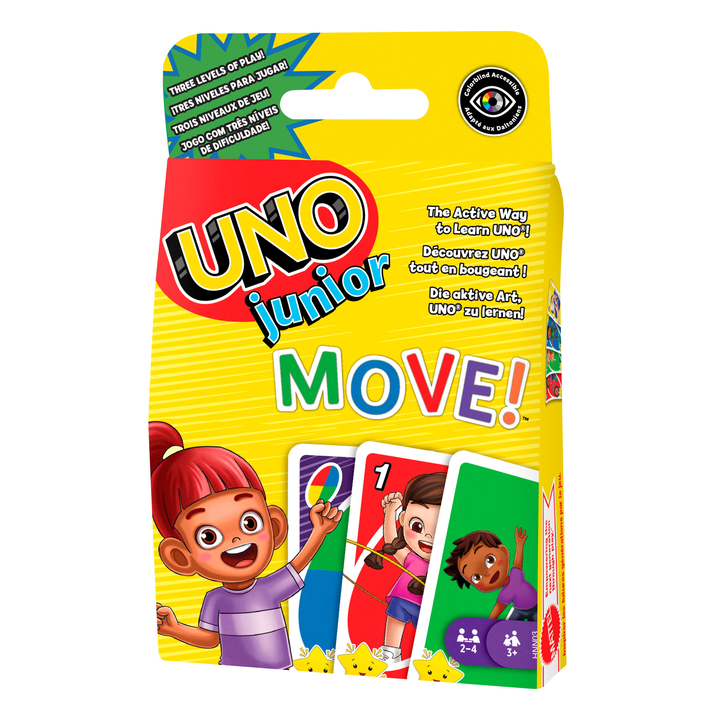 Mattel Games UNO Junior Move Kartenspiel