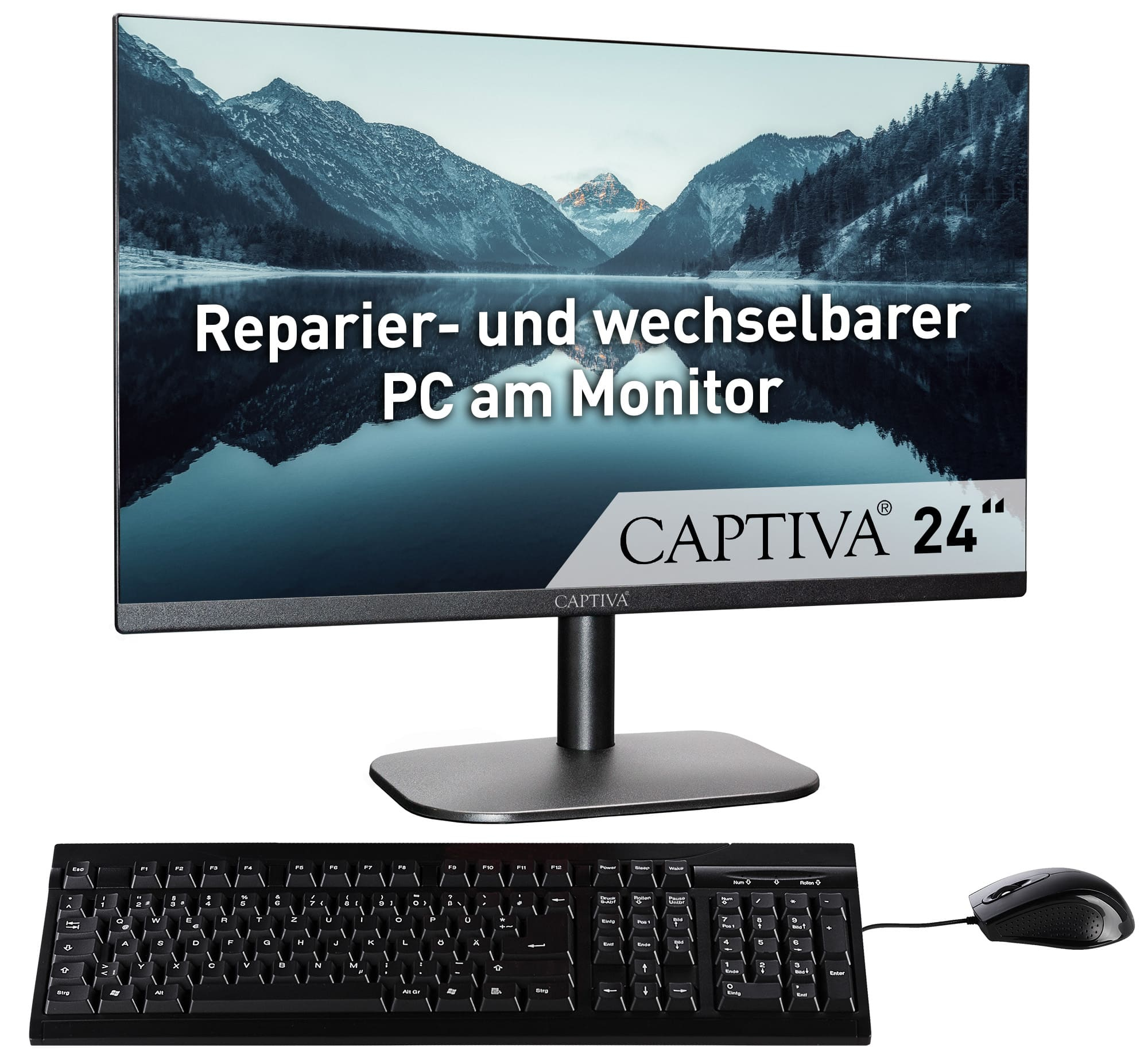 CAPTIVA Power Starter I84-990 24" Intel Core Ultra 5 125H 64 GB RAM 2 TB SSD Schwarz