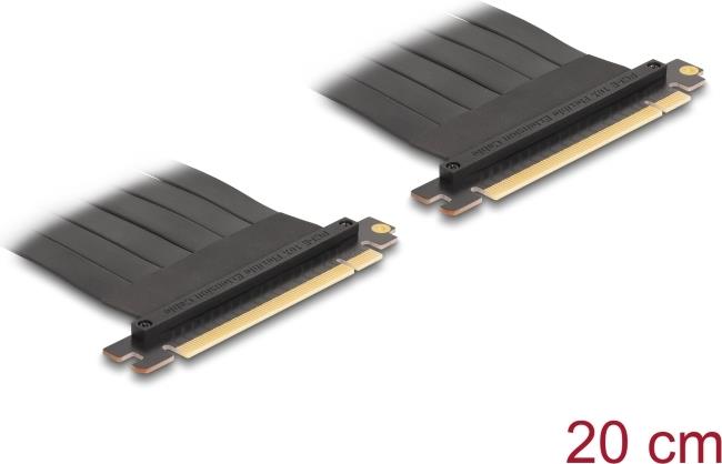 Delock Riser Karte PCI Express 3.0 x16 Stecker zu mit Kabel 20 cm (81500)