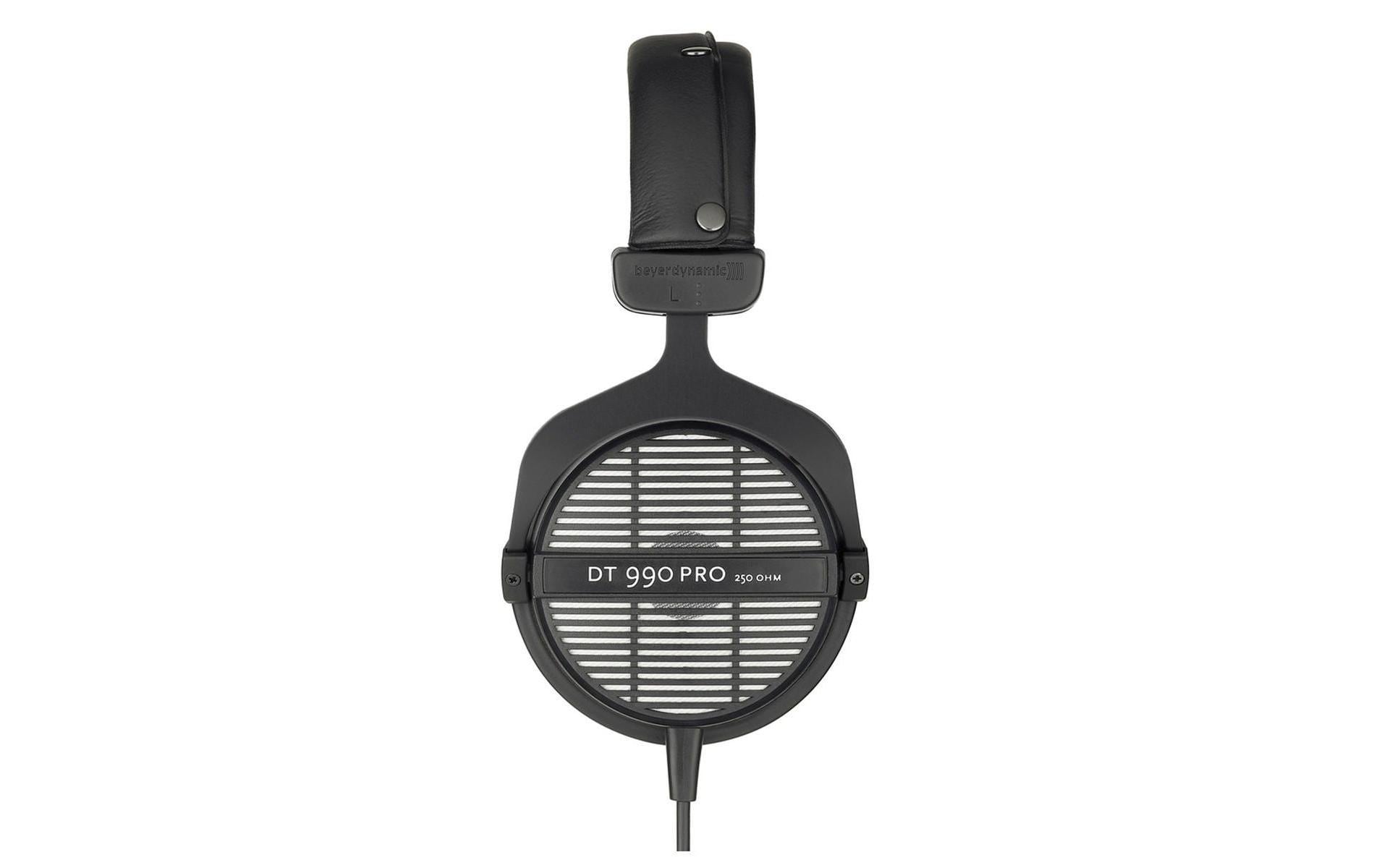 beyerdynamic DT 990 PRO einseitig kabelgebundener Over-Ear-Studiokopfhörer für Mixing, Mastering und Editing mit 250 Ohm (459.038)