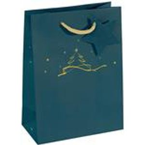 5 Geschenktaschen Christmas tree Motiv 17.0 x 23.0 cm (GT035)