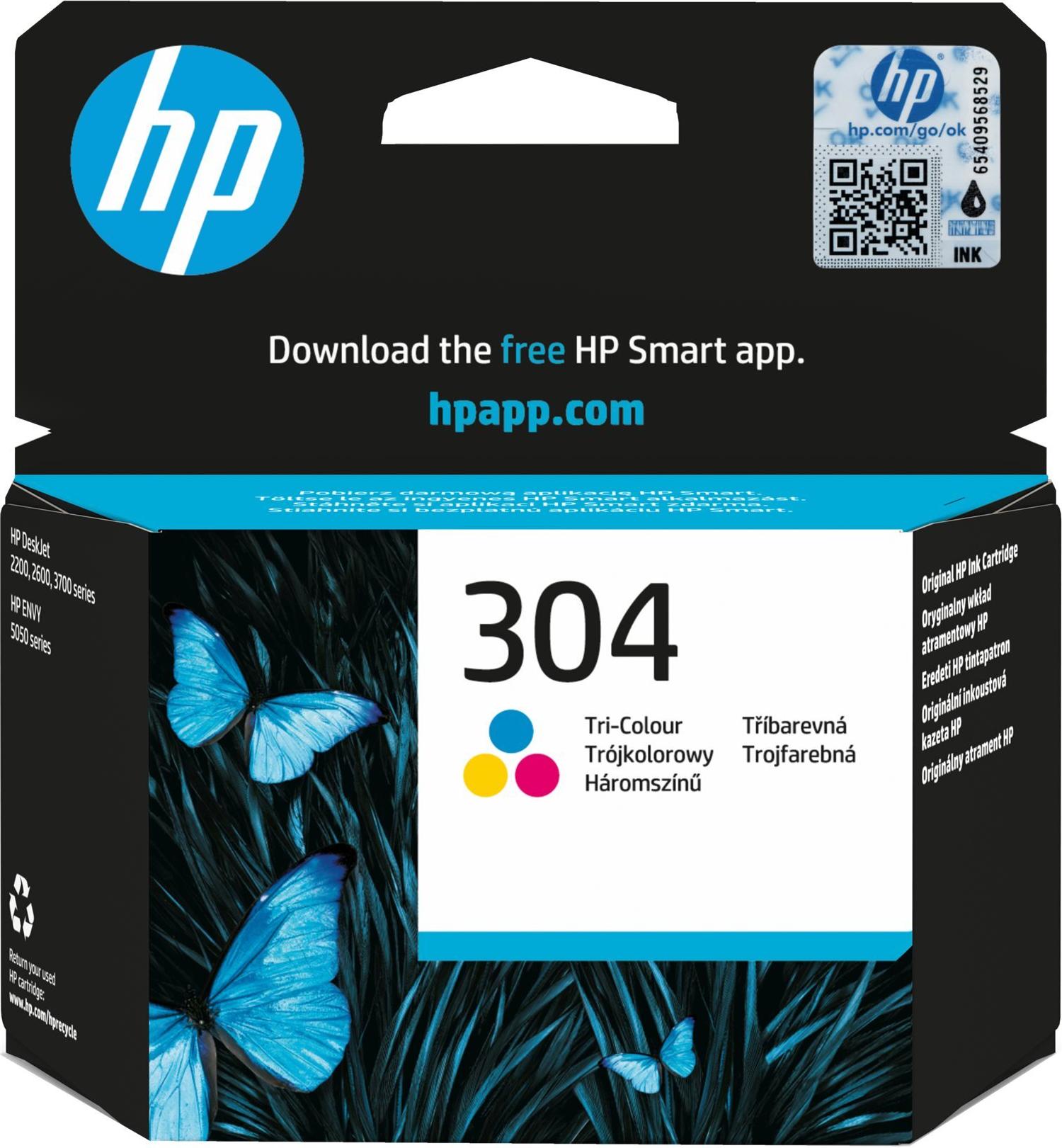 HP 304 Dreifarbig Original Tintenpatrone Cyan, Magenta, Gelb