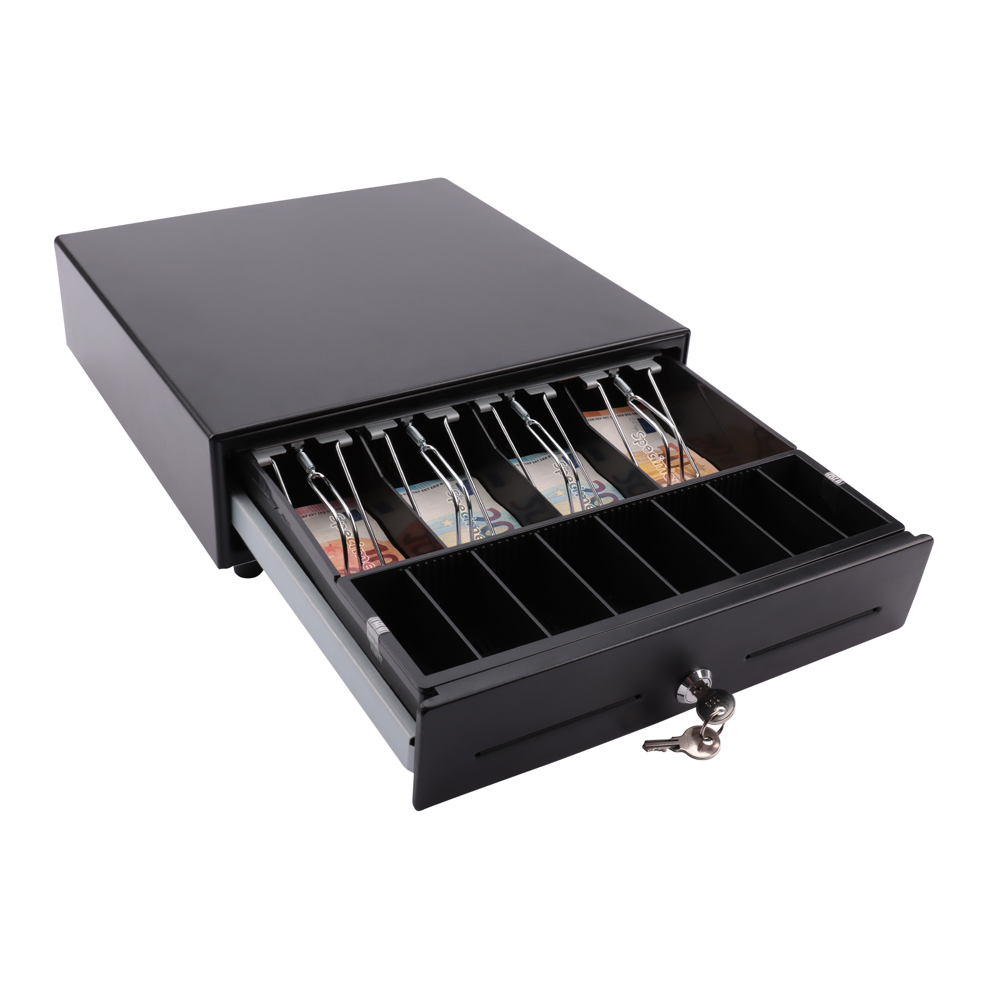 Olympia SD 330A Kassenschublade 8 Münzfächer 4 Scheinfächer Schwarz