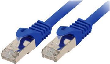 shiverpeaks®-BASIC-S--RJ45 Patchkabel S/FTP,PIMF,RohkabelCat.7 Rohkabel Halogenfrei, blau, 20,0m (BS75526-B)