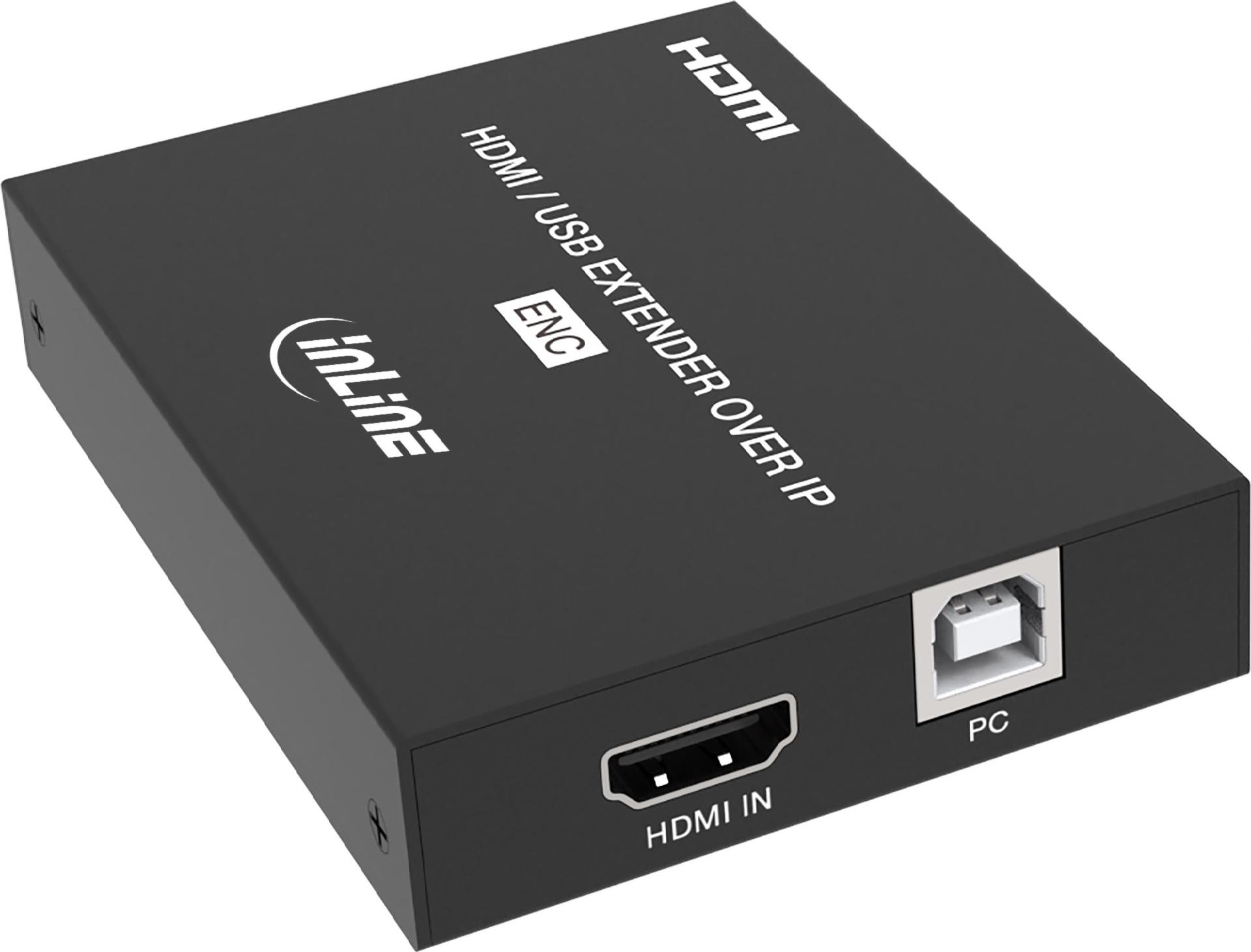 InLine® KVM Extender over IP, HDMI Full-HD, 150m, Sender (TX) (57885M)