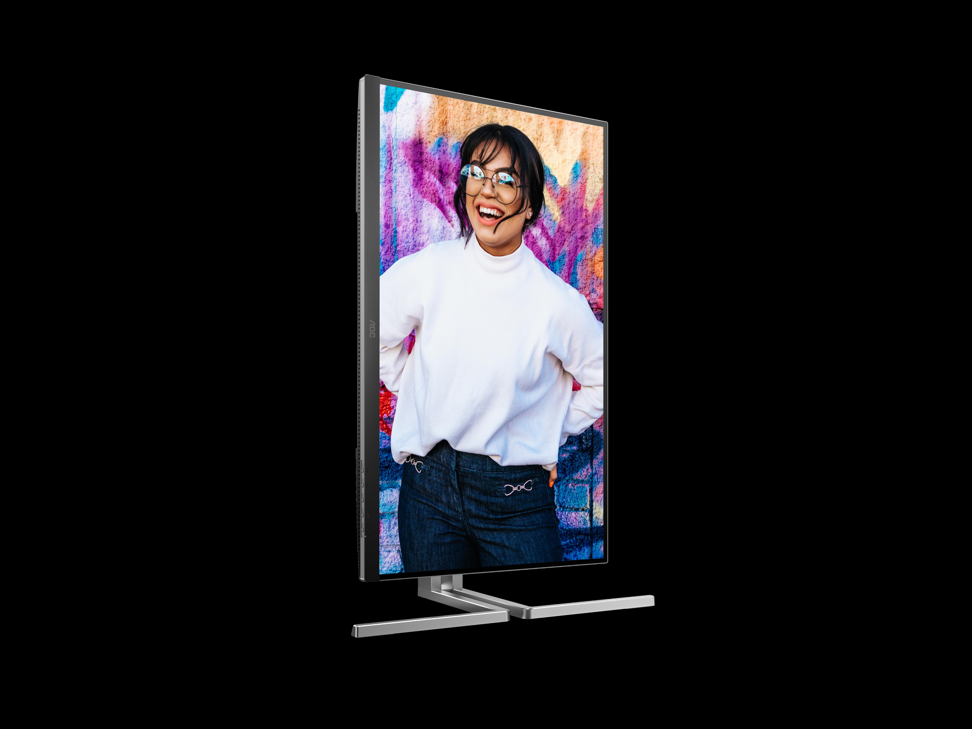 AOC Graphic Pro Series Q27U3CV Monitor 27" QHD IPS HDMI DisplayPort USB-C Schwarz