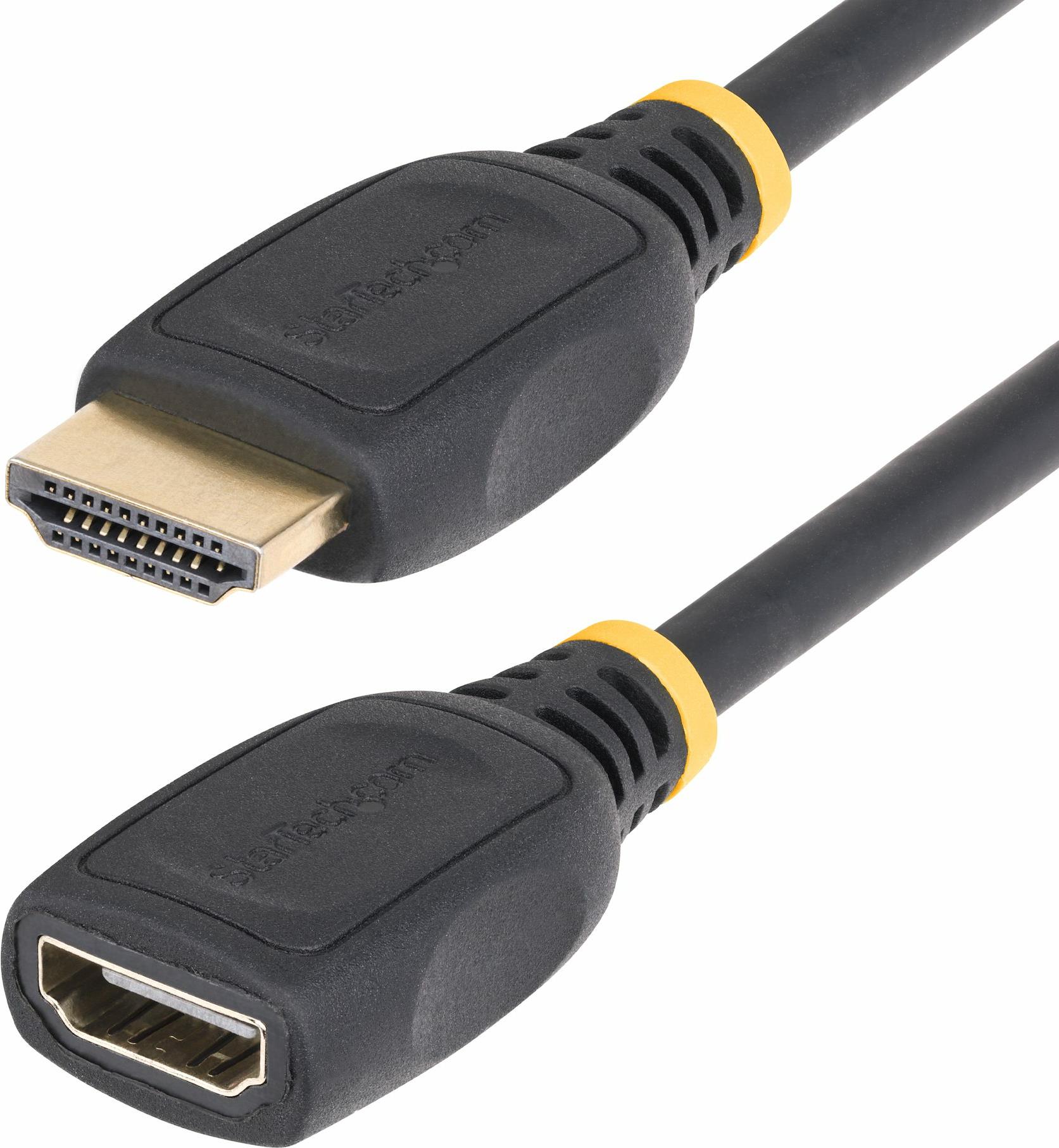 StarTech.com 6.6ft HDMI 2.0 Extension Cable, 4K 60Hz, M/F (HD2MF6FL)