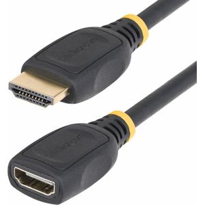 StarTech.com 6.6ft HDMI 2.0 Extension Cable, 4K 60Hz, M/F (HD2MF6FL)