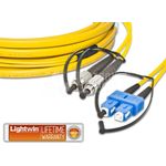 Lightwin LDP-09 FC-SC 15.0 FD Glasfaserkabel 15 m OS2 Gelb (LDP-09 FC-SC 15.0 FD)