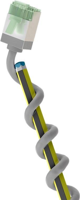 Goobay Ultraflexibles CAT 8.1 Patchkabel slim U/FTP grau - extrakurze Stecker 99.9% (74347)