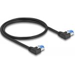 Delock Patch-Kabel RJ-45 (M) links gewinkelt zu RJ-45 (M) links gewinkelt (80209)