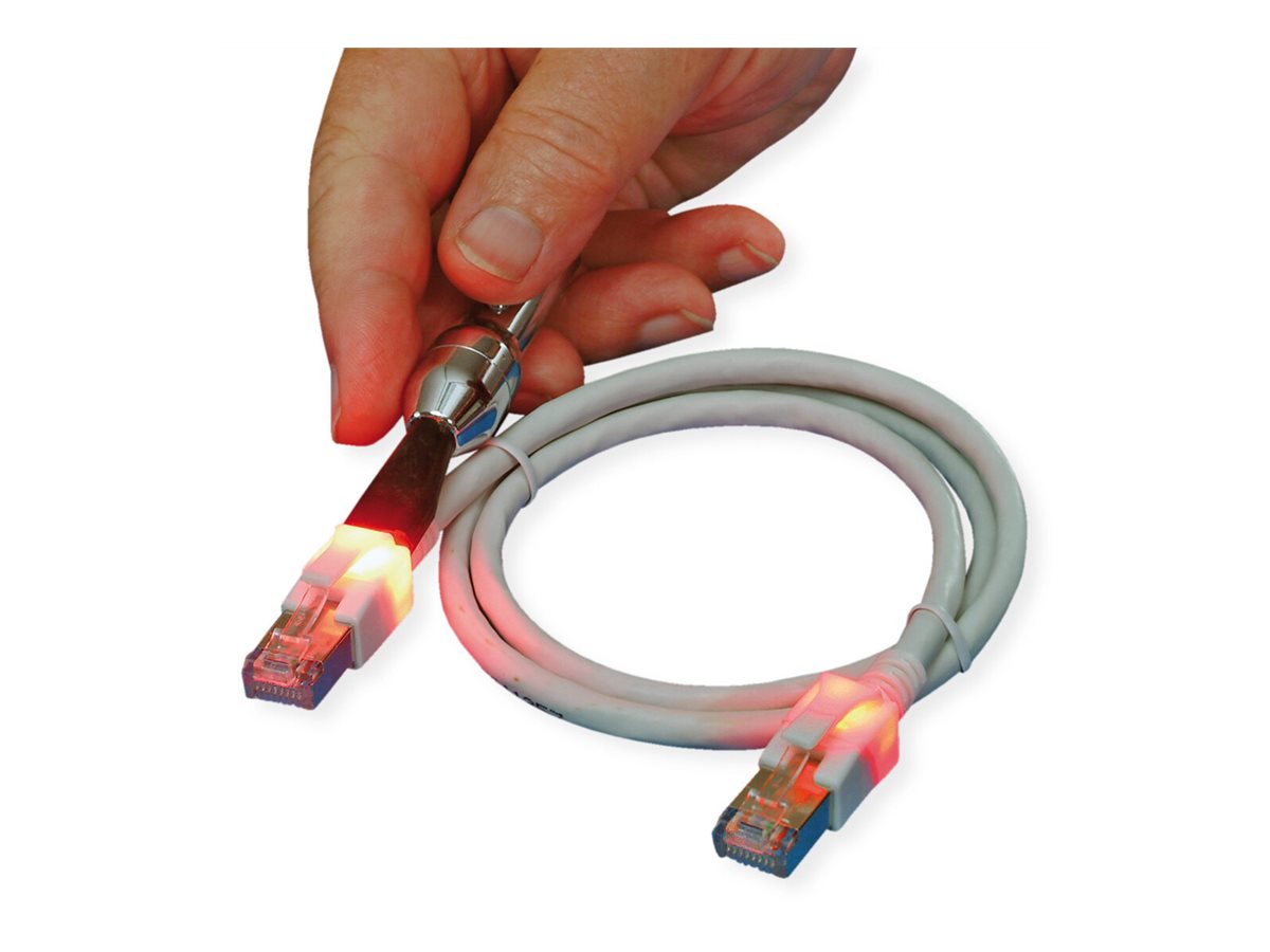EasyLan DualBoot LED Patchkabel 1 m CAT 6 Rot