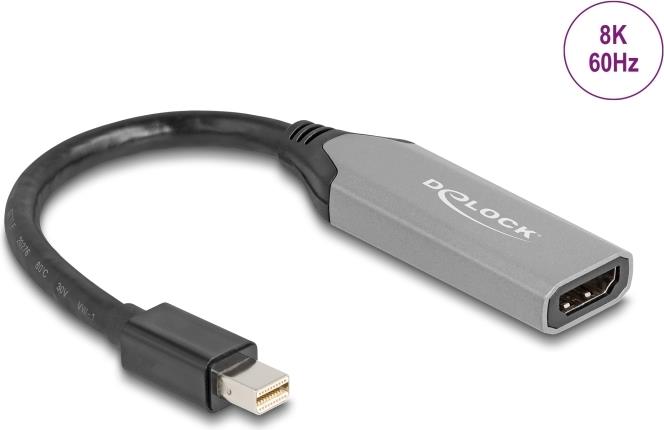 Delock 64331 DisplayPort Adapter Mini DP 1.4 Stecker auf HDMI Buchse (64331)