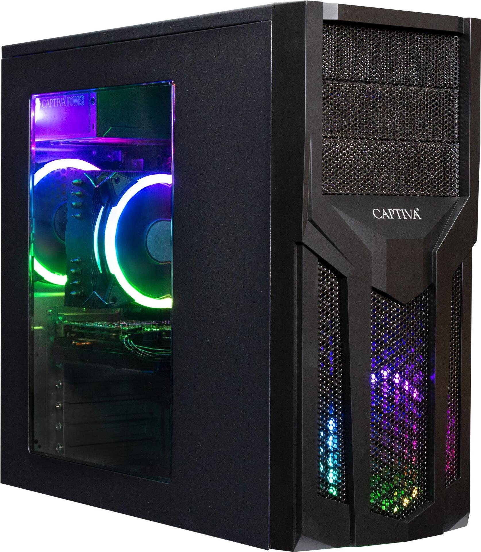 Captiva Advanced I65-540 DDR4-SDRAM i5-10400F Desktop Intel® Core™ i5 16 GB 500 GB SSD PC Schwarz (65540)