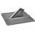 Bleiblechziegel mit Zinkblechstutzen 410x410 mm 60 mm Durchmesser (X2011)