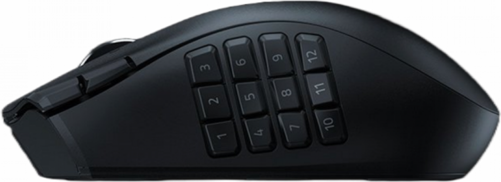 Razer Naga V2 HyperSpeed Kabellose Ergonomische Gaming-Maus 30000 DPI 21 Tasten Schwarz