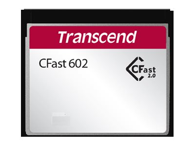 Transcend CFast 2.0 CFX602 16 GB Flash-Speicherkarte Schwarz, Grau, Rot