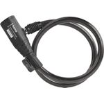 Hama Fahrrad-Kabelschloss, 65 cm, Schwarz (00178137)