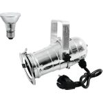 EUROLITE Set PAR-20 Spot sil + PAR-20 230V SMD 6W E-27 LED 3000K (20000301)