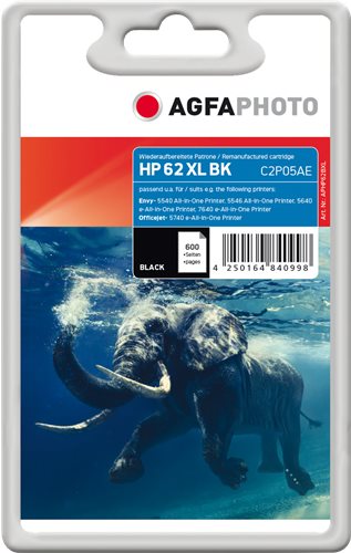 AgfaPhoto Schwarz kompatibel (APHP62BXL)