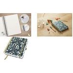 sigel Spiralbuch Jolie Inspire "Eucalyptus Night", DIN A5 168 x 215 mm, Dot-Lineatur, 120 g/qm weißes Papier, Hard - 1 Stück (JN657)