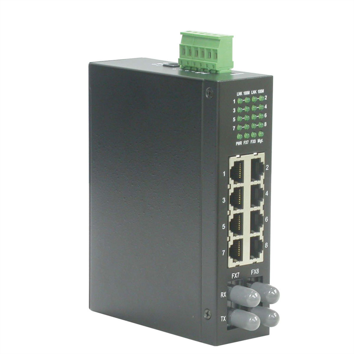 ROLINE Industrie Switch 8 Ports unmanaged Fast Ethernet