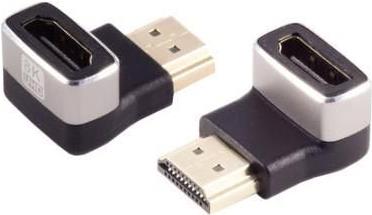 MicroConnect HDMI 8k 90° angeled down F-M 8k 60Hz 4K 120Hz (HDM19F19MA2-8K)