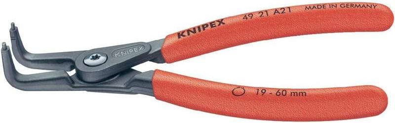 Knipex 49 21 A01 Seegeringzange Passend für Außenringe 3-10 mm Spitzenform abgewinkelt 90°