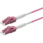 ROLINE LWL-Kabel duplex 50/125µm OM4, LC/LC, UNIBOOT, violett, 15 m (21.15.8657)