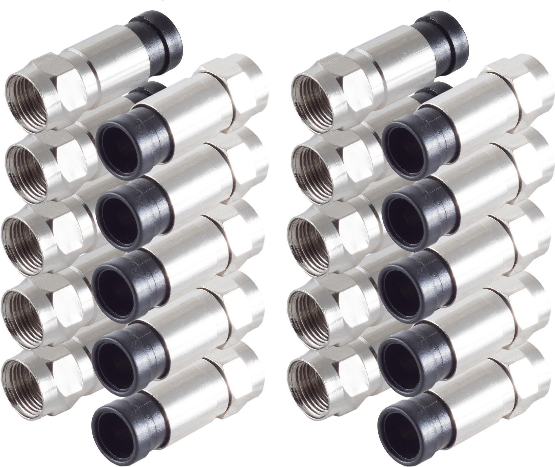 shiverpeaks BS15-300314. Verbindungstyp: F-Typ, Anschluss 1: F, Anschluss 2: F. Menge pro Packung: 10 Stück(e) (BS15-300314)