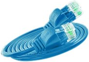 SLIM UL6 05 BL - Cat.6 SLIM-Light-Kabel, U/UTP, 0,5 m, blau (PKW-LIGHT-K6 0.5 BL)