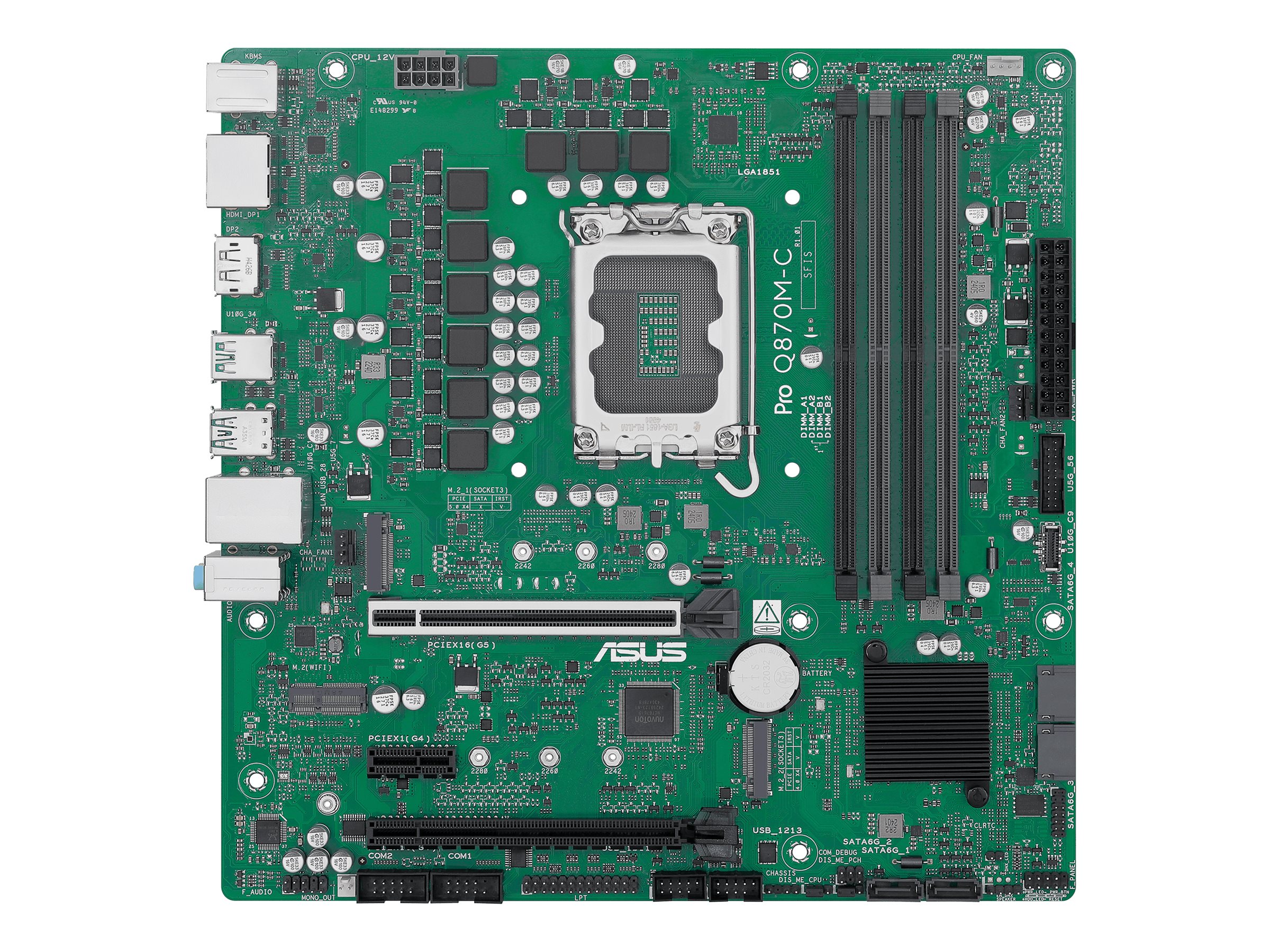 ASUS Pro Q870M-C-CSM Mainboard LGA1851 Intel Q870 DDR5 Micro-ATX