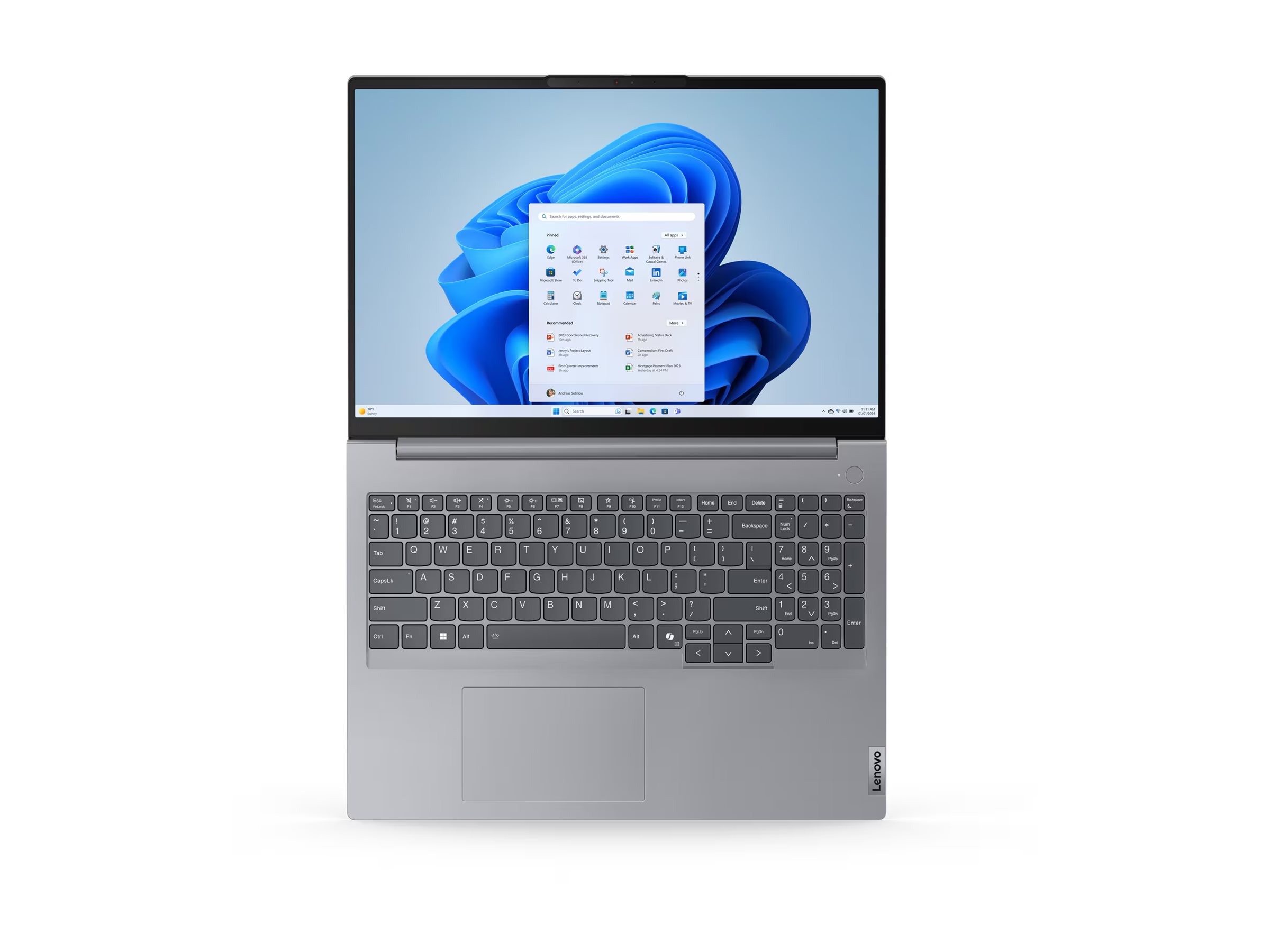 Lenovo ThinkBook 16 G7 ARP 21MW 16" AMD Ryzen 7 7735HS 32 GB RAM 1 TB SSD Arctic Grey