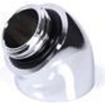 Alphacool Eiszapfen Winkeladapter 45° G1/4 AG auf G1/4 IG - chrome (17591)