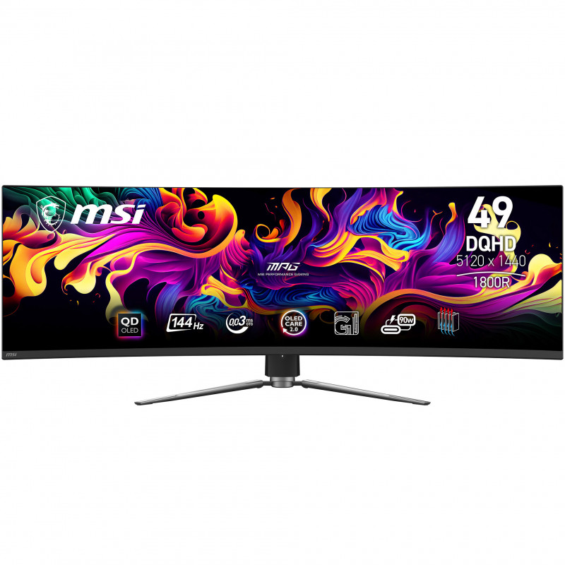 MPG 491CQPDE QD-OLED, 124,5 cm (49 Zoll) Curved, 144Hz, Adaptive Sync, OLED, QD