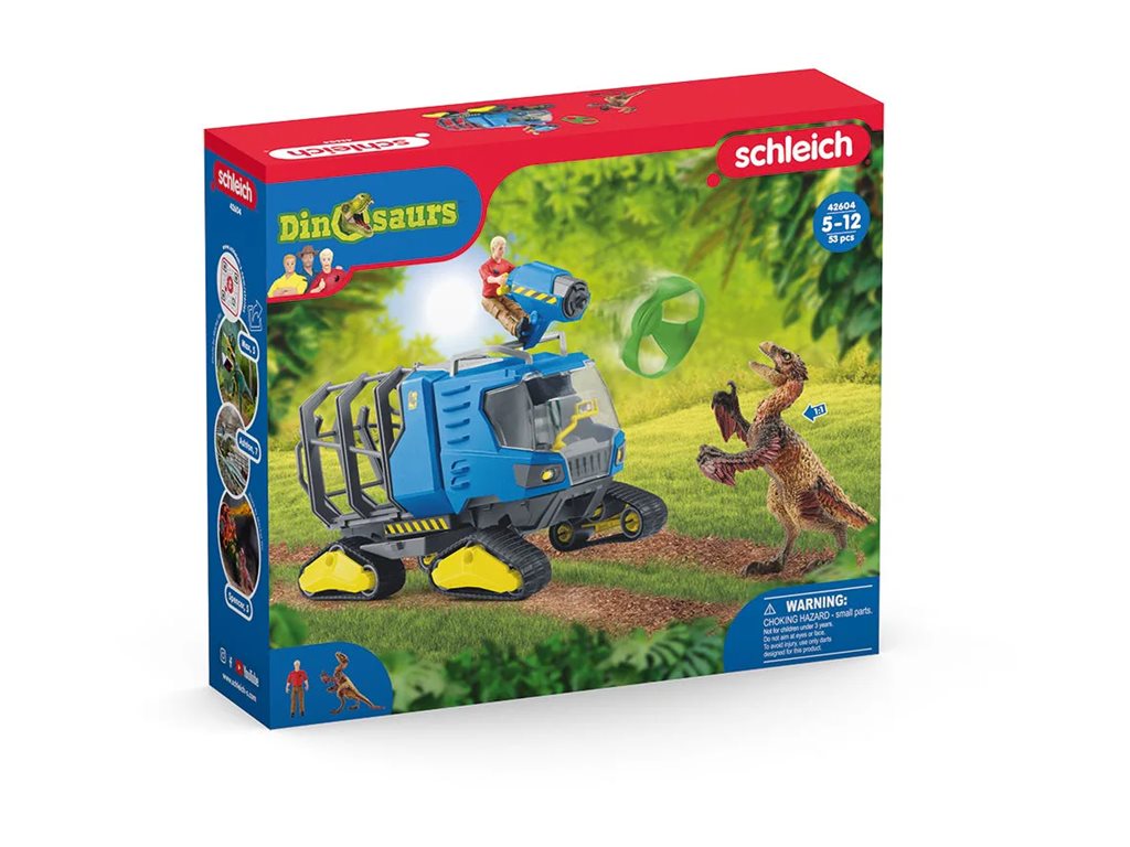 Schleich Dinosaurs 42604 Track Vehicle Mehrfarbig