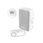 Honeywell Serie3 Funk-Gong für Steckdosen mit Klingeltaster weiß Funk-Reichweite von bis zu 150 m (DC311SP2)