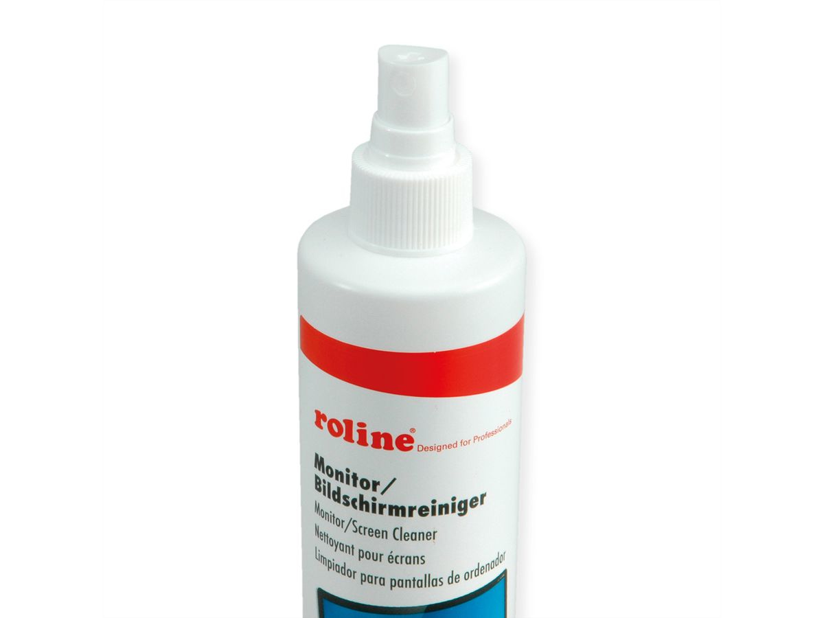 ROLINE Roline 19.04.4160 Bildschirm-Reinigungsspray 250 ml Multicolor