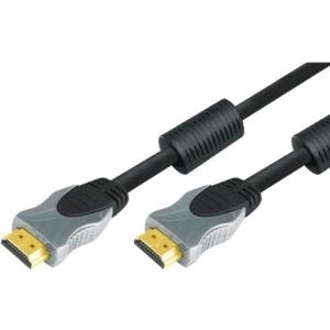 Professional High Speed HDMI Kabel mit Ethernet, High Quality, vergoldet, HDMI St. A / St. A, 20,0 m Hochwertiges Anschlusskabel zur Übertragung von digitalen Monitor- und TV-Signalen (49950120H)