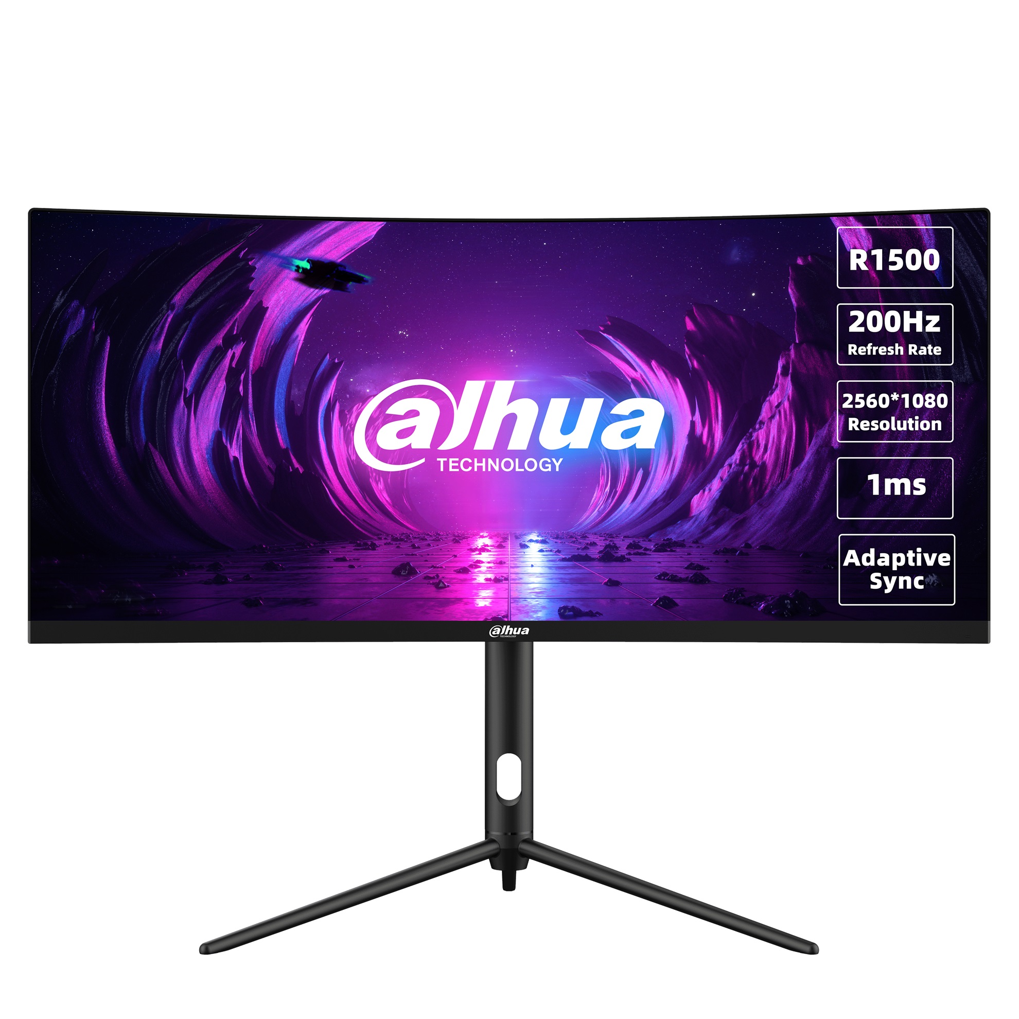 Dahua Technology LM30-E330CA Computerbildschirm 76,2 cm (30") 2560 x 1080 Pixel UltraWide Full HD LCD Schwarz - Rot (DHI-LM30-E330CA)