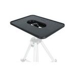 Walimex Pro Laptop Stativ 140 cm - stabiler komfortabler Beamer und Notebook Ständer mit Laptop + Projektorplatte, höhenverstellbar, Höhe max. 140 cm, Aluminium, sehr stabil, mit Tasche (1015113)