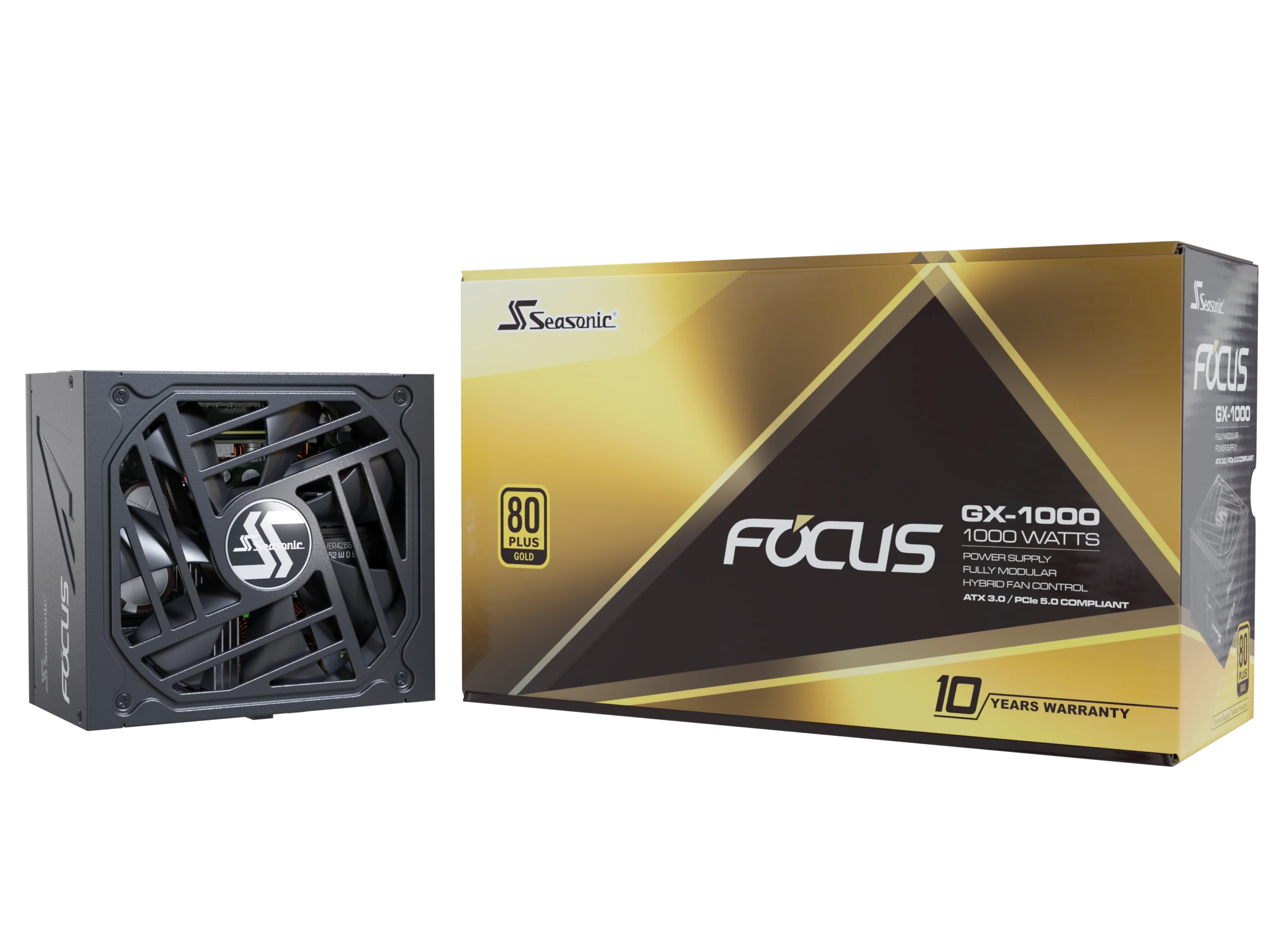 Seasonic FOCUS GX-1000 1000 W ATX 3.0 80 PLUS Gold Schwarz
