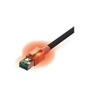 saCon S/FTP Kabel Kat.6A, 1m, schwarz (21.15.2371)