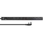 Lanview LVR-3MUK-SPD-UK10 Stromverteilereinheit (PDU) 8 AC-Ausgänge 1.4U Schwarz (LVR-3MUK-SPD-UK10)