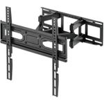 MANHATTAN TV-Wandhalterung, neigbar, schwenkbar und horizontal nachjustierbar Für Bildschirme von 32" bis 70" und bis zu 40 kg, Full Motion (vollbeweglich), nach Montage horizontal justierbar, schwarz (462433)